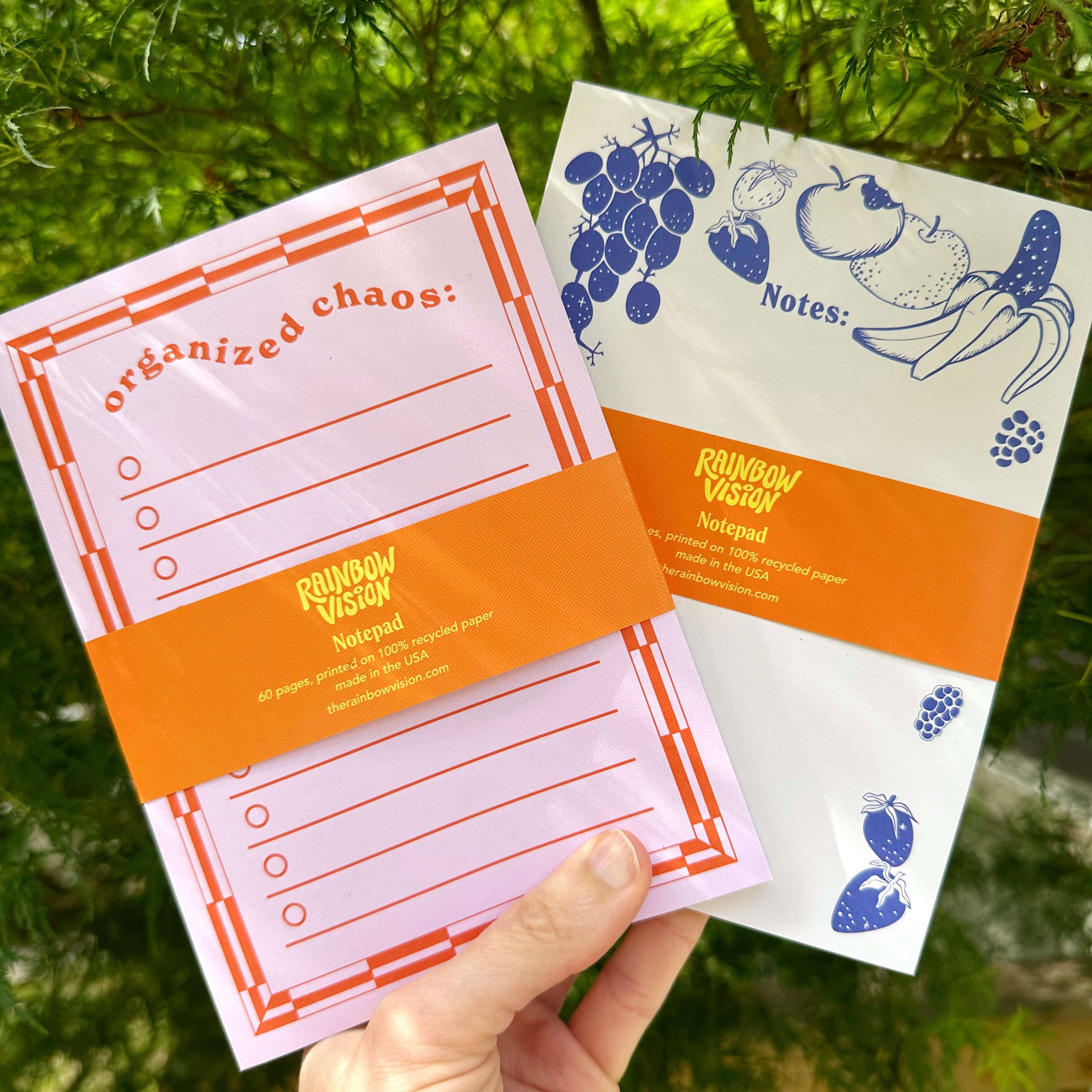 Rainbow Vision – Engroshandel Notesblok – 'Organiseret Kaos' Notesbog2