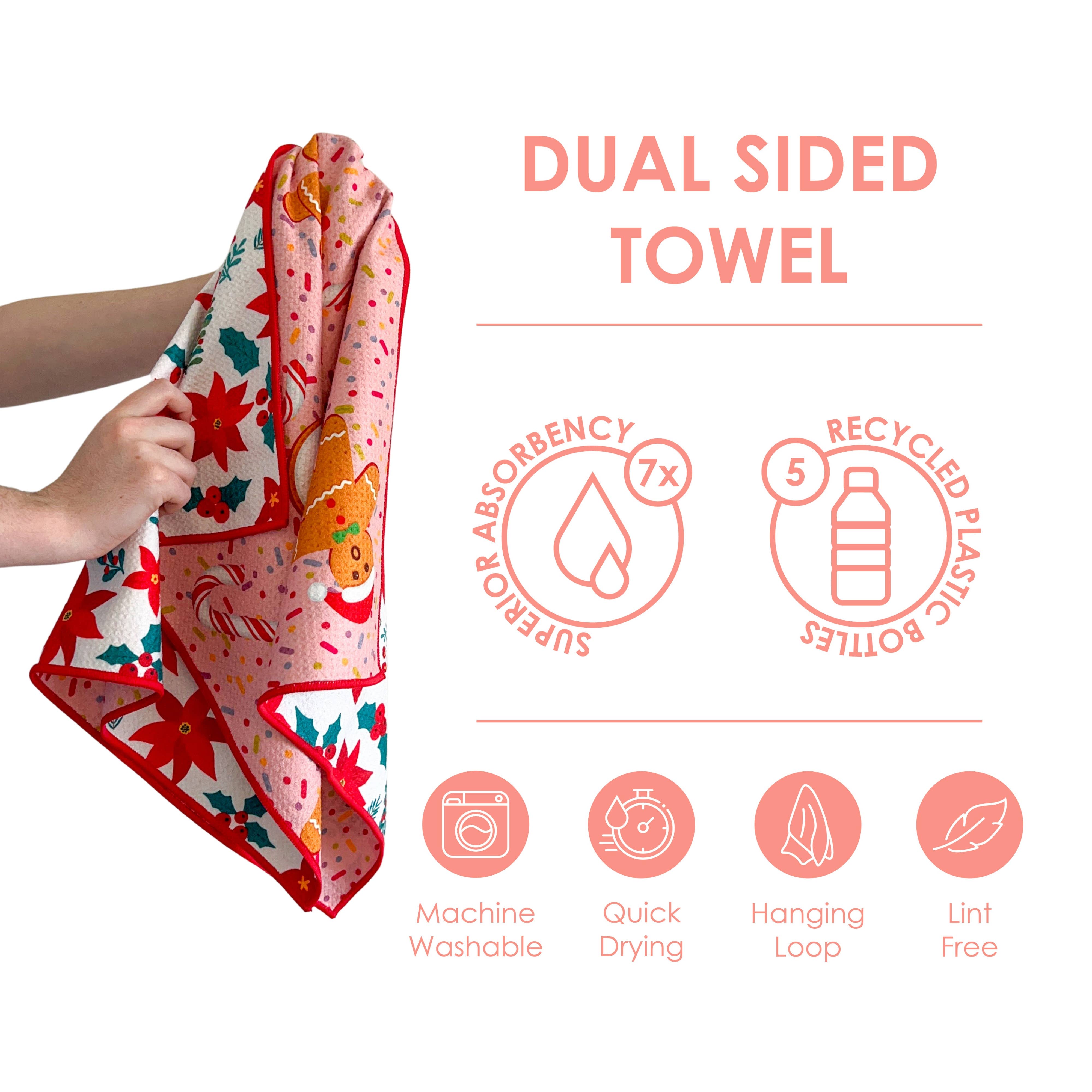 Buzzee - Vente Torchon - NOËL - Serviettes double face5