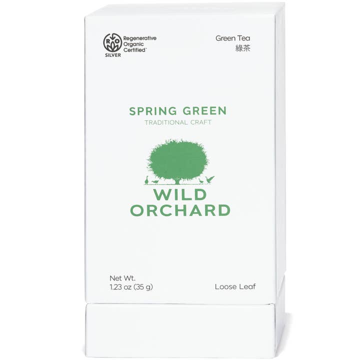 Wild Orchard Tea Company - Wholesale Loose Tea - Spring Green Tea – Loose Leaf – Regenerative Organic