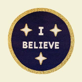 'Yo creo' Parche para planchar de regalo de Navidad para venta al por mayor de Pachee