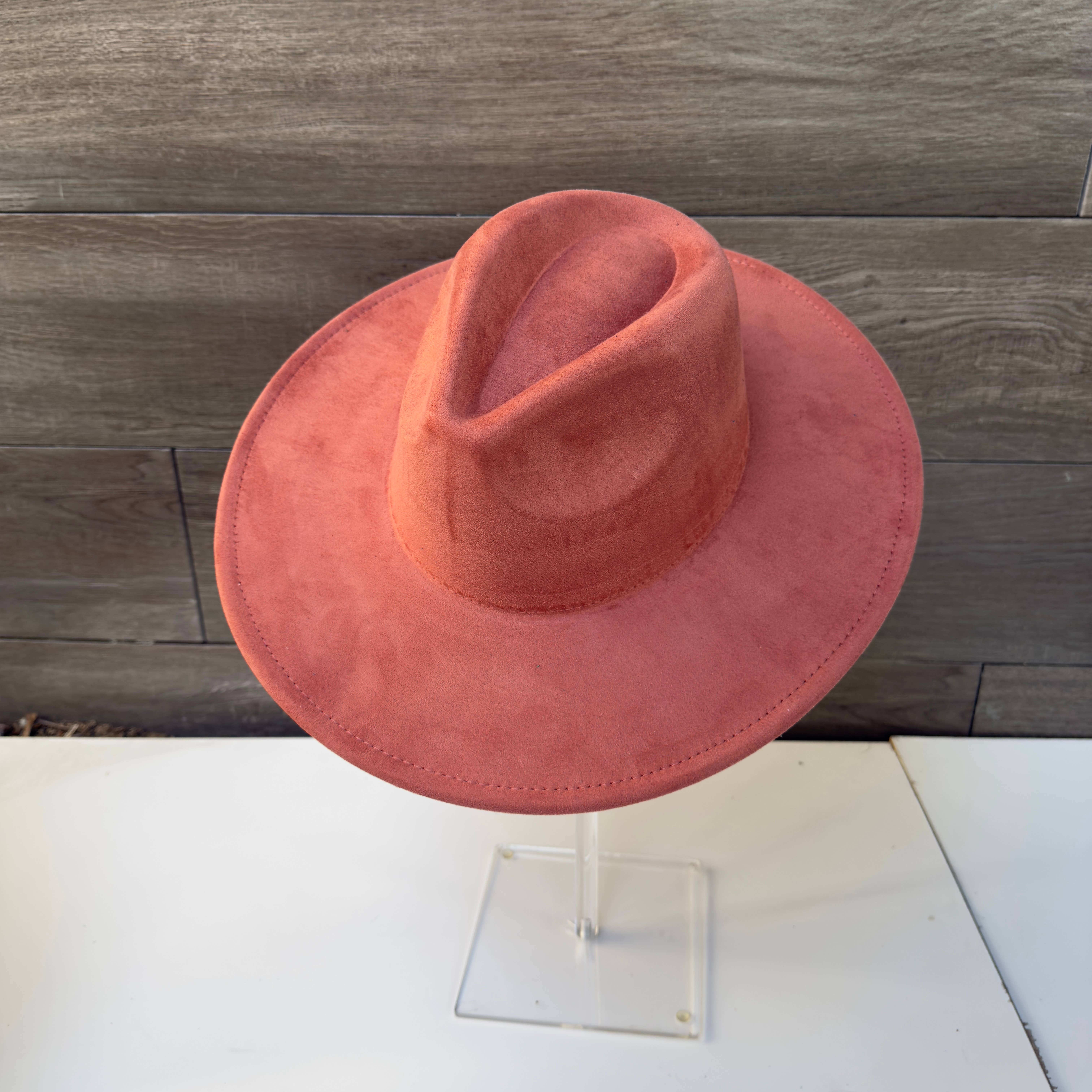 Queens INC - Wholesale Fedora - Women's - Best seller Fashion Classic Wide Brim Suede Primium  Hat5
