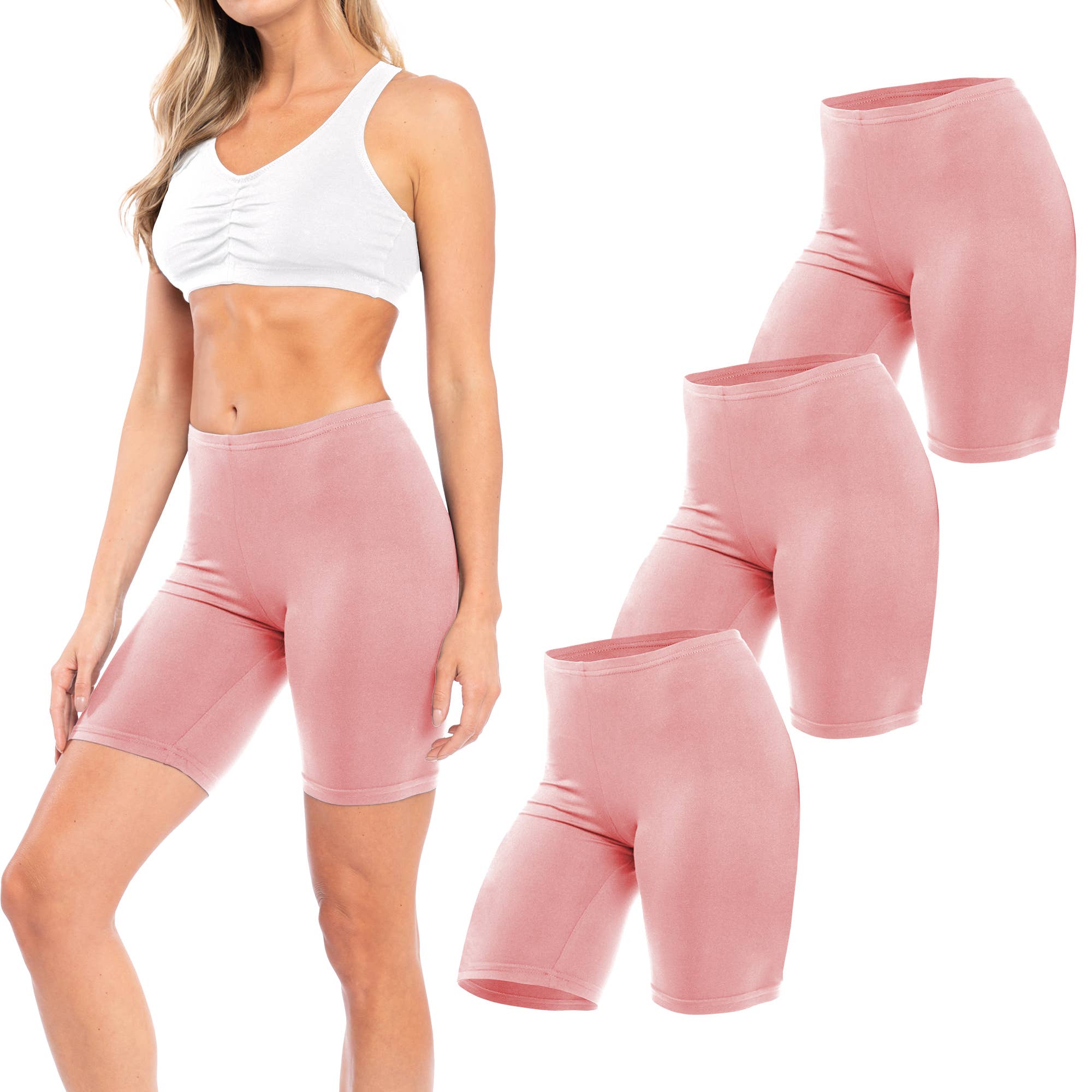 I-Wear Brands - Wholesale Athletic Shorts - Women's - 3 Pack Women's Cotton Boy Shorts Underwear Anti Chafing8