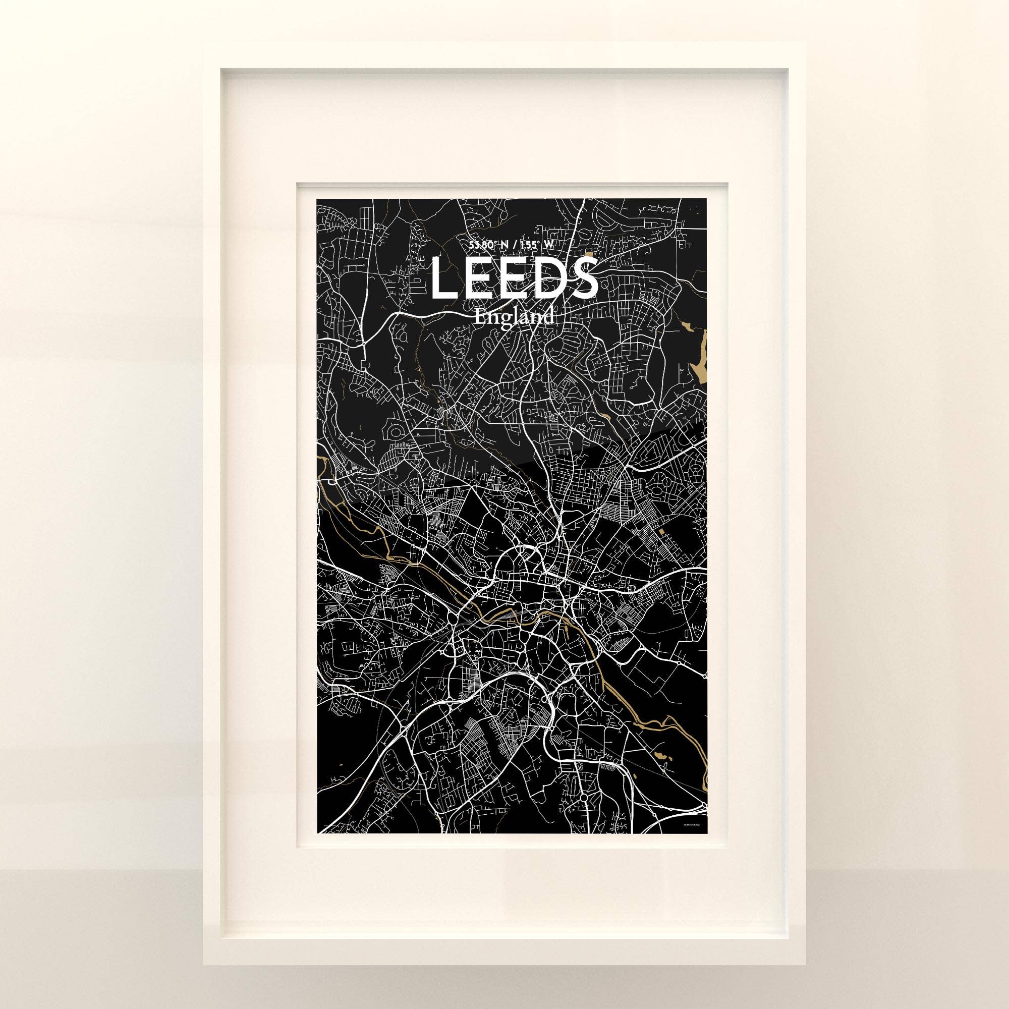 OurPoster.com – wholesale Poster – Leeds karta affisch37