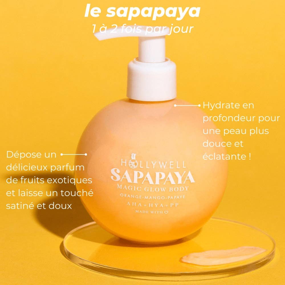 Hollywell – wholesale Body cream/lotion – SAPAPAYA - Body Cream - Illuminating2