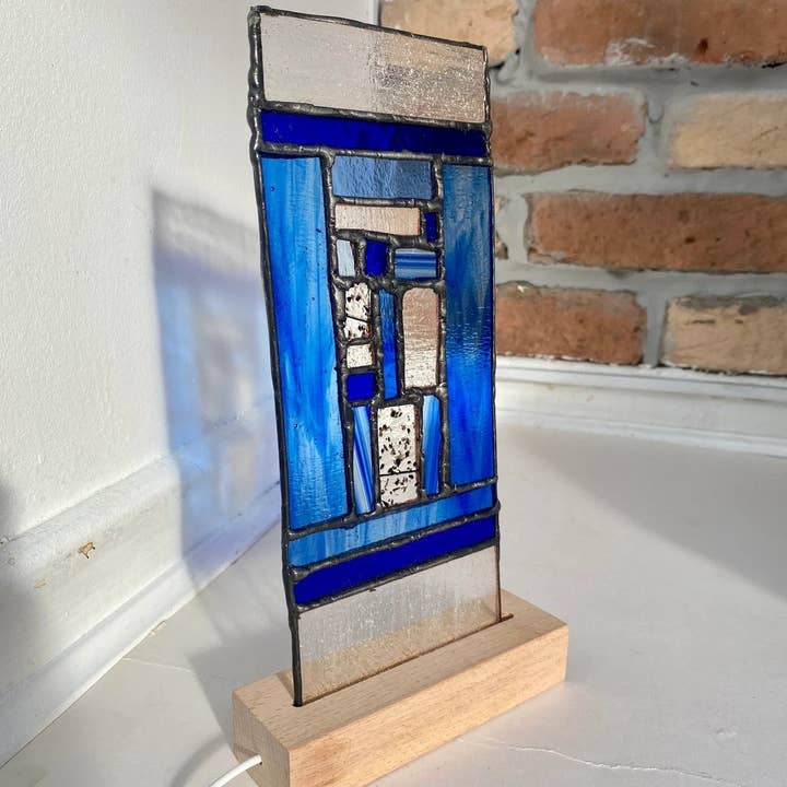 mARTaart - Wholesale Suncatcher - Personalized Stained Glass Panel | Stained Glass Window Panel Vertical | Handmade Stained Glass Panel Custom | Stained Glass Nightlight 2022