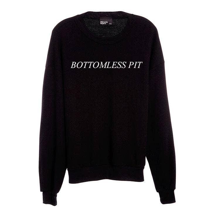 Private Party - Wholesale Graphic Sweatshirt - Women's - BOTTOMLESS PIT [UNISEX CREWNECK SWEATSHIRT]0