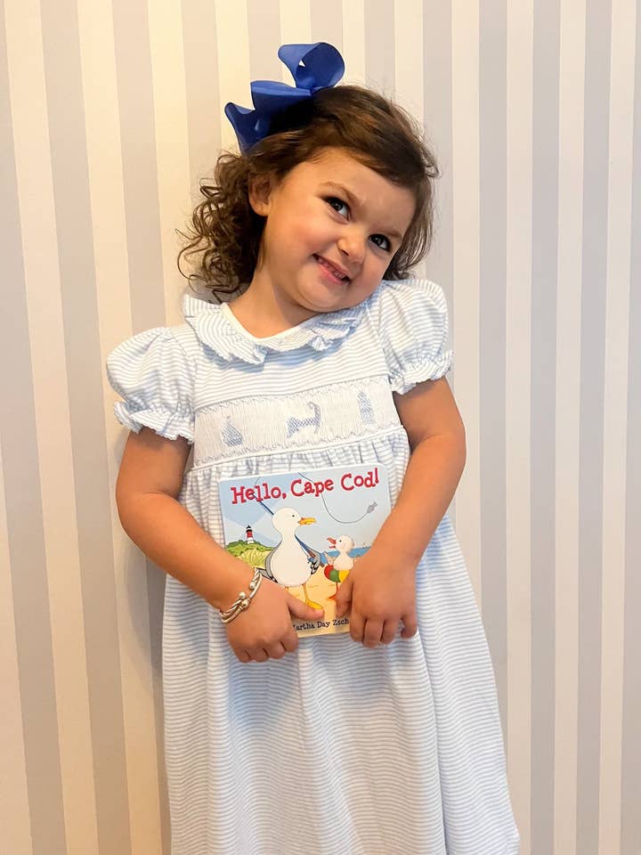 preorder Cape Cod smocked dress for wholesale by Maddie & Connor Co.