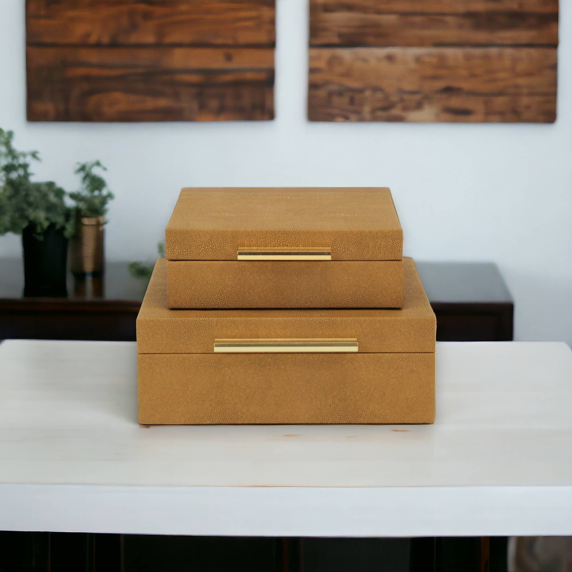 Cheungs Home Decor - Wholesale Decoratief doosje - Lusan set decoratieve vierkante dozen8