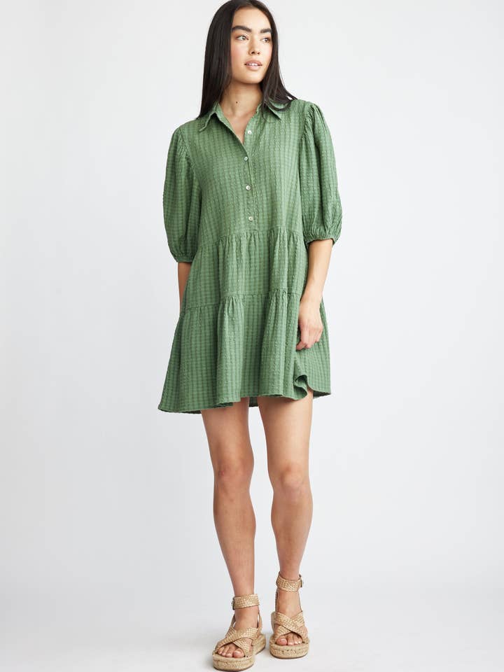Fennel Kourt Mini Shirt Dress for wholesale on Faire