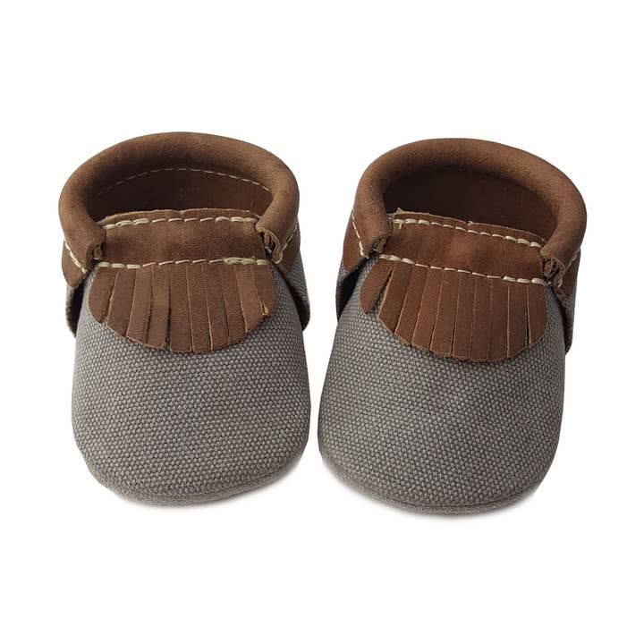 Gray Limited Edition Two Tones Lewis Moccasins for wholesale on Faire3