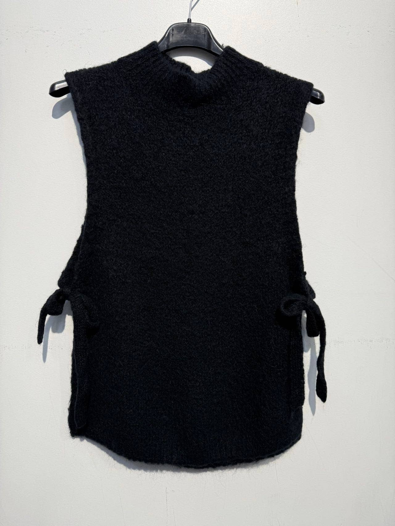 NOELINE - Vente Pull en maille – femme - Pull sans manches en baby alpaga et laine 34513