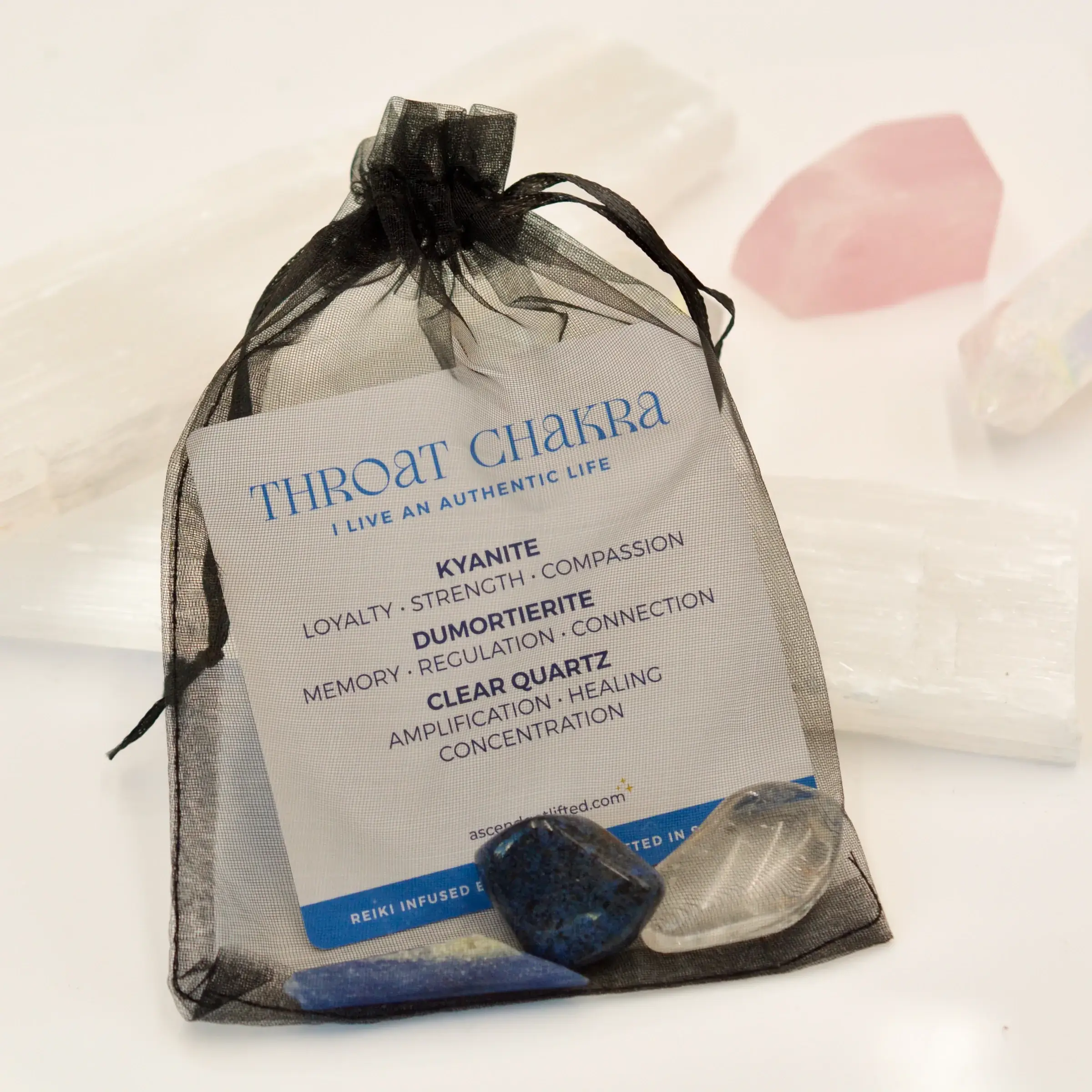 ASCEND – wholesale Andlig sten/kristall – Paket med Chakra-kristaller2