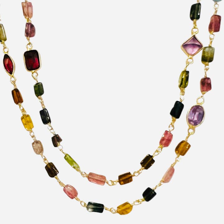 Taylor Tourmaline Necklace for wholesale by Sissy Yates Designs