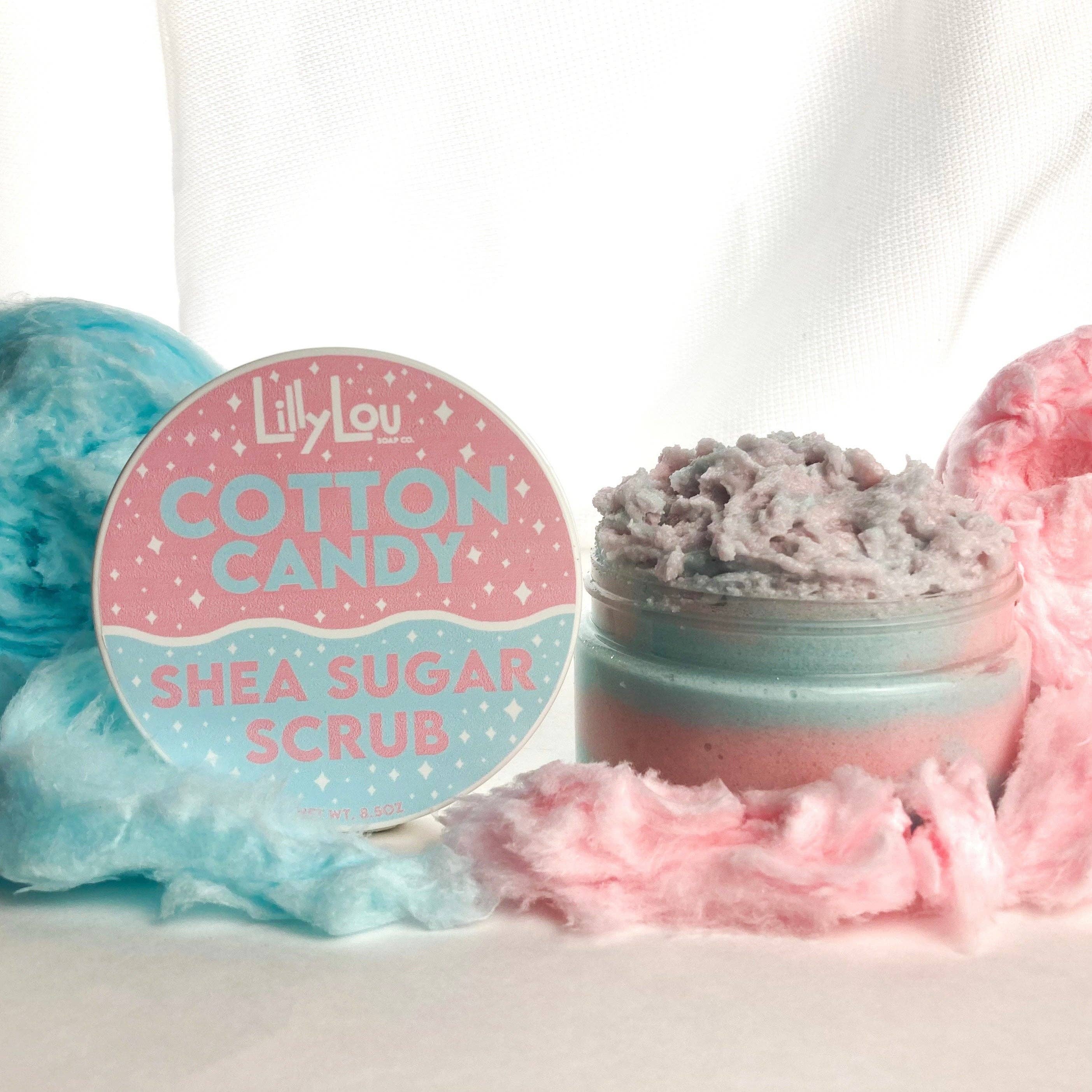Lilly Lou Soap Co. - Wholesale Body Scrub/Exfoliant - Cotton Candy Sugar Scrub | Exfoliating Body Scrub1