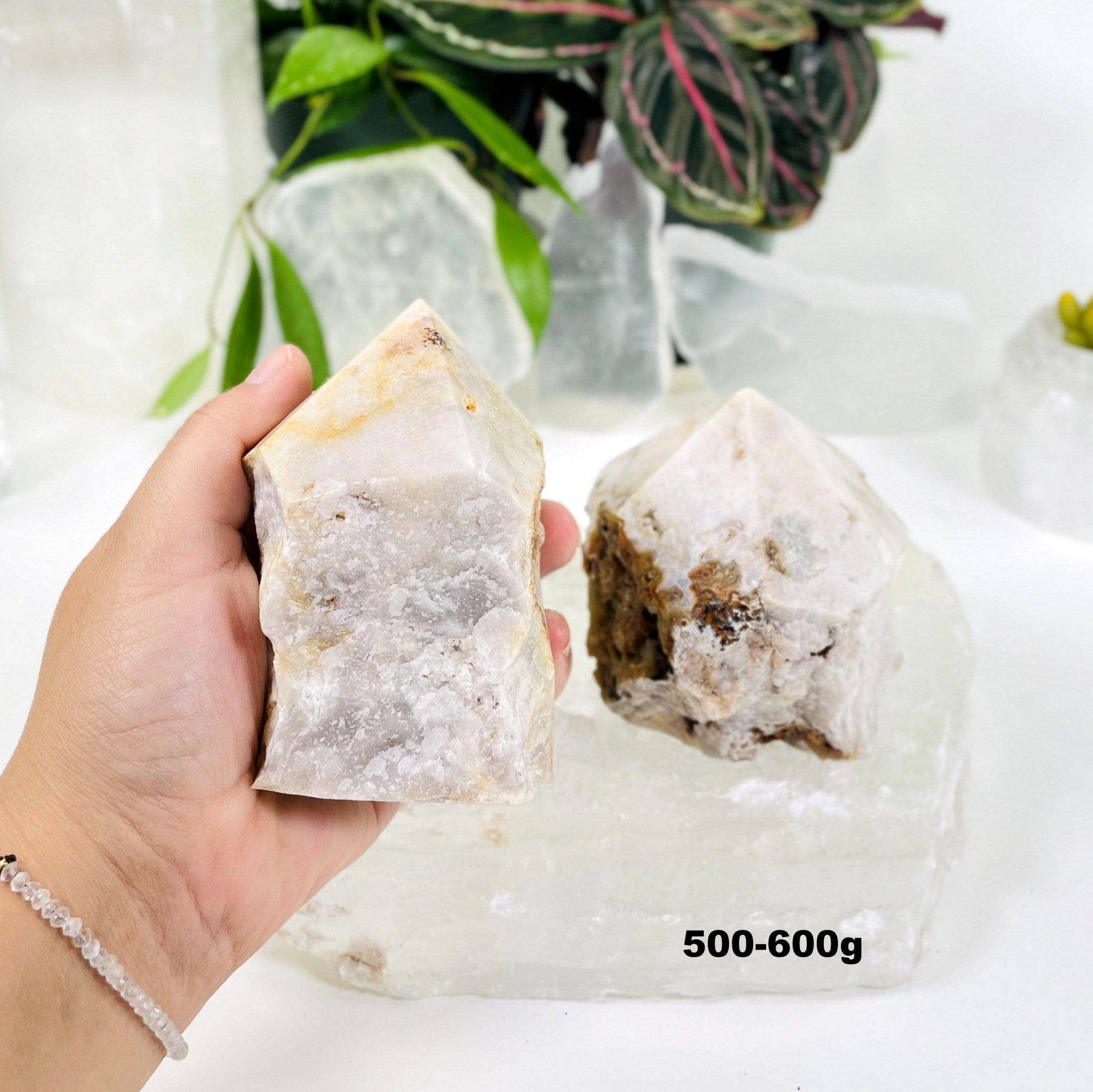 Rock Paradise - Wholesale Spiritual Stone/Crystal - Crystal Pink Amethyst Semi-polished Point by Weight2