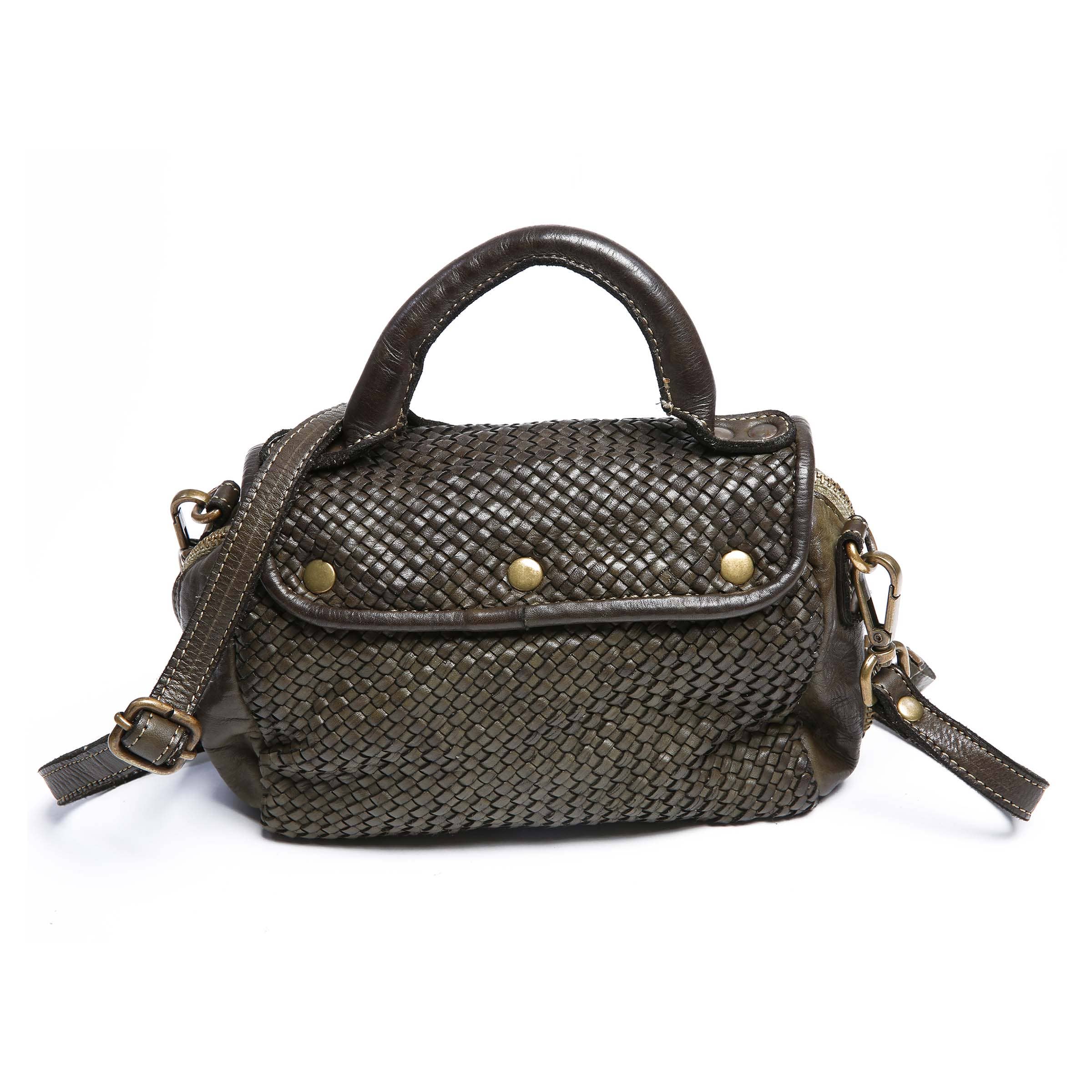 Bolsa Nova Handbags - Wholesale Crossbody Bag - Women's - Lily Woven Leather Minibag2