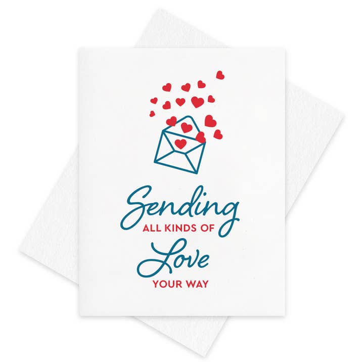 Inkwell Originals - Wholesale Love Card - Set of 5 Sending All Kinds Of Love Cards