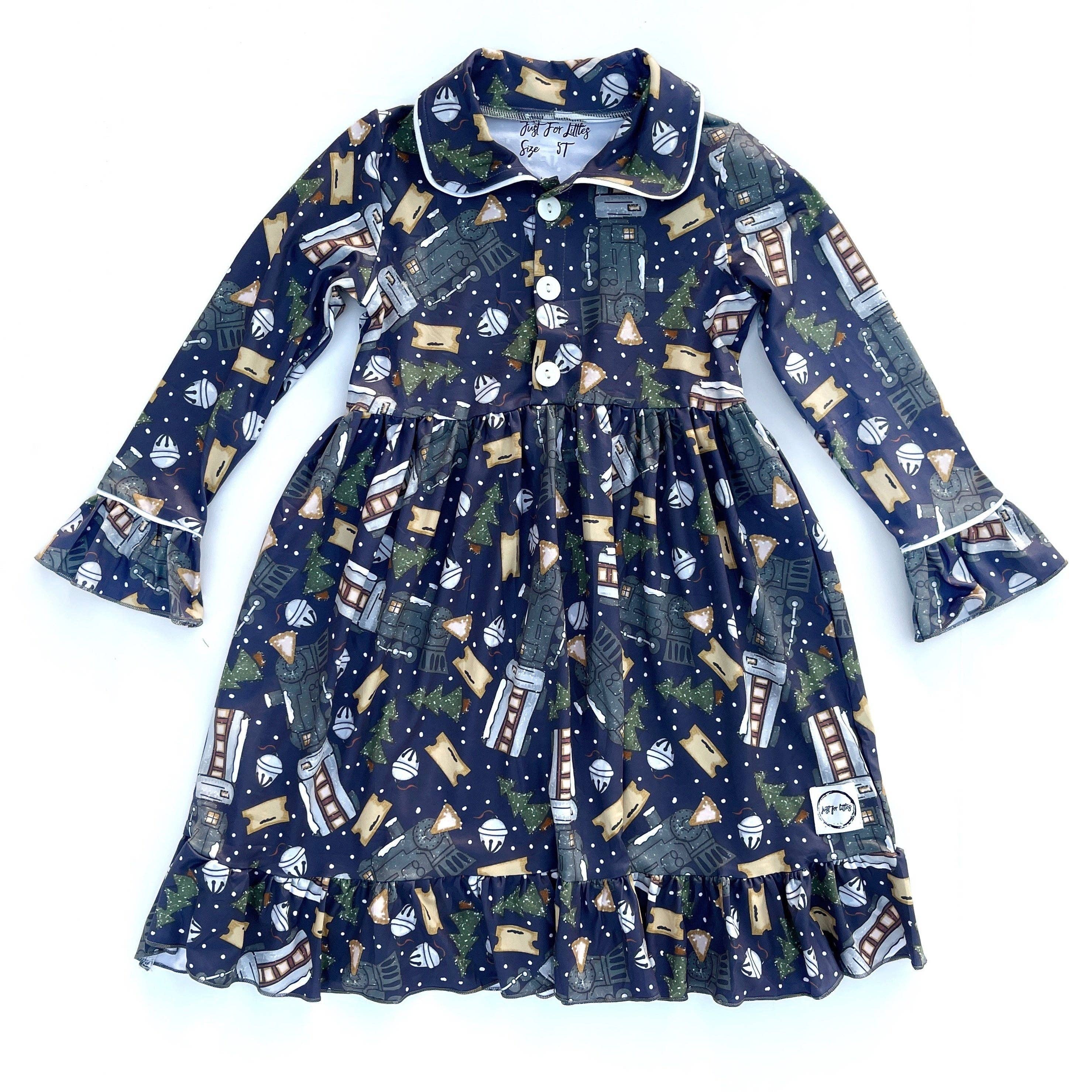 JustForLittles - Wholesale Lounge Top - Kids - Polar Express Comfy Cozies1
