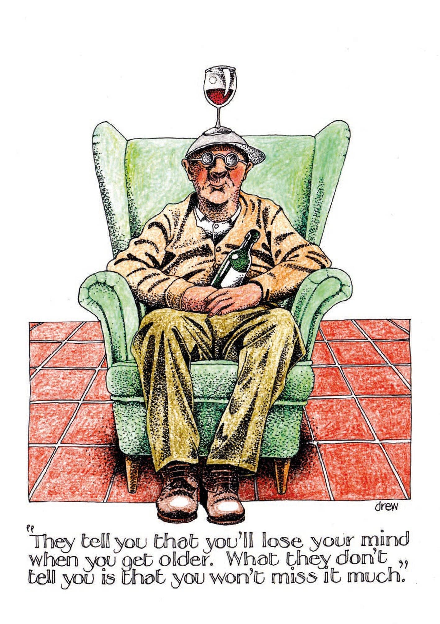 Cath Tate Cards – wholesale Birthday card – LOSE YOUR MIND 1