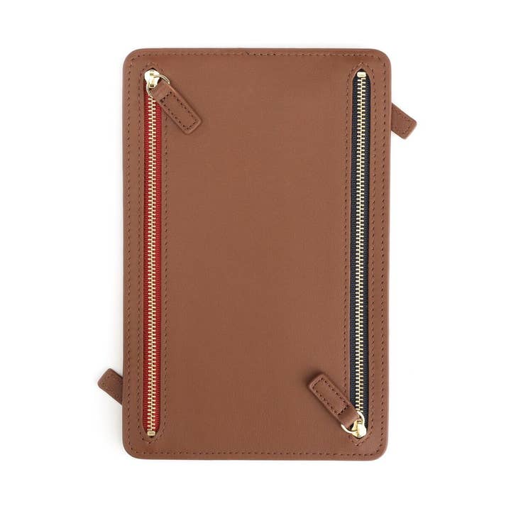 ROYCE New York - Wholesale Travel Wallet - RFID Blocking Four Zip Travel Organizer