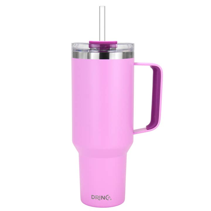 Drinco - Wholesale Insulated Mug/Tumbler - Drinco 40oz 30oz BigSur Tumbler with Handle Straw/Flip Lid