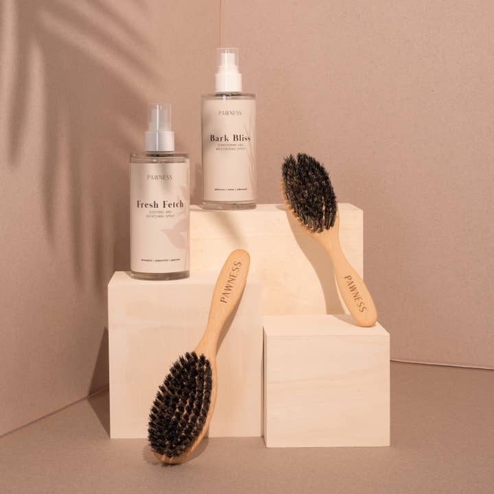 Cepillo para perros de pelo corto - elimina el polvo y la arena del pelaje para venta al por mayor de Pawness