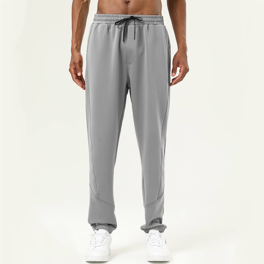 Sodalemon - Wholesale Athletic Sweatpants/Joggers - Men's - Man Winter Loose Pockets Cycling Running Sport Sweatpants0