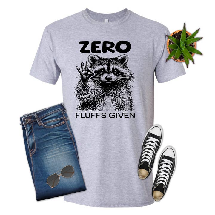 Null Flauschigkeit Gegeben, Waschbär, Unisex, Shirt, T-Shirt für den Großhandel von 316 Legacy LLC