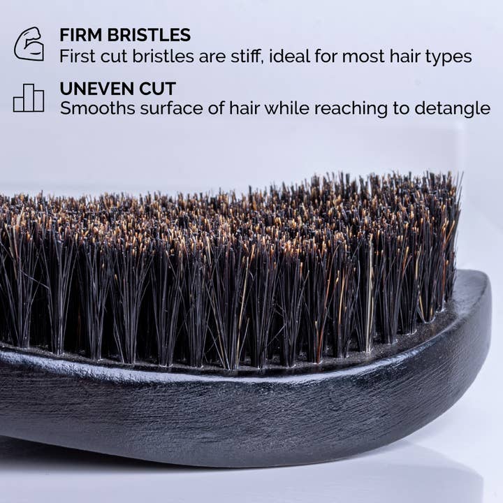 Zeus Beard - Wholesale Hair Brush/Comb - Handle Hair Brush, 100% Boar Bristle2
