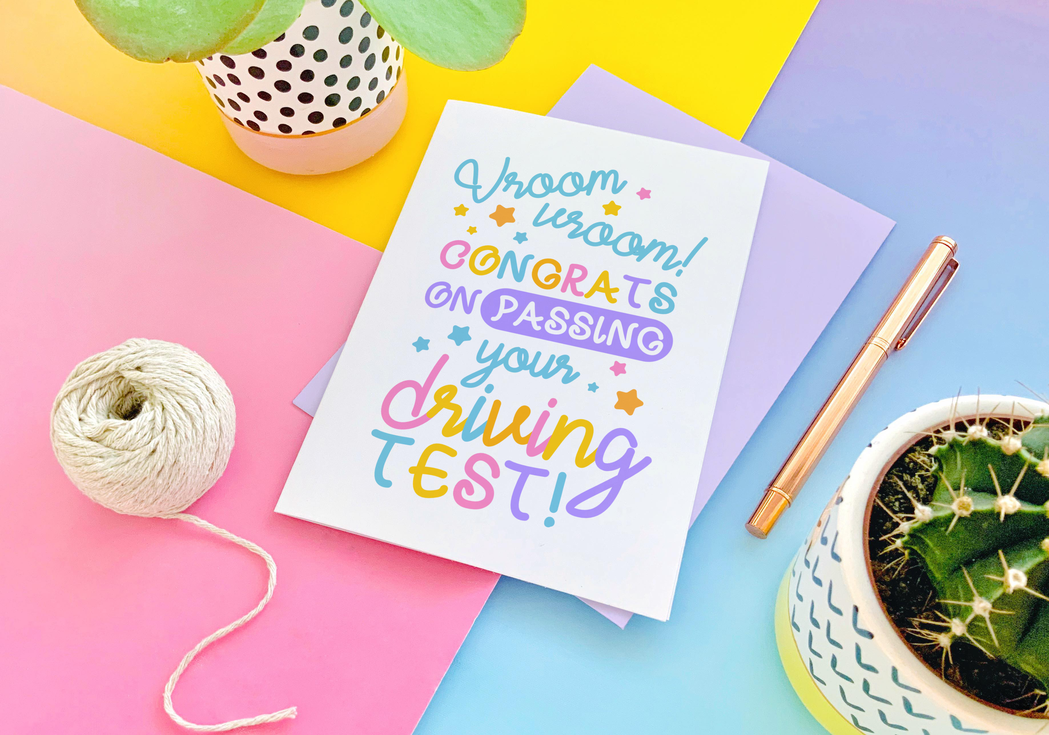CoconuTacha - Wholesale Congratulations Card - Driving Test Greeting Card5