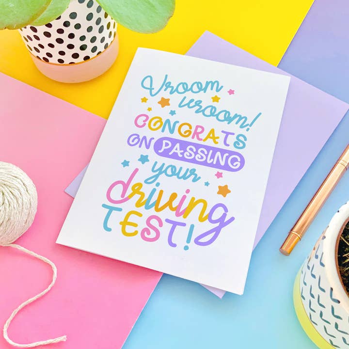 CoconuTacha - Wholesale Congratulations Card - Driving Test Greeting Card5