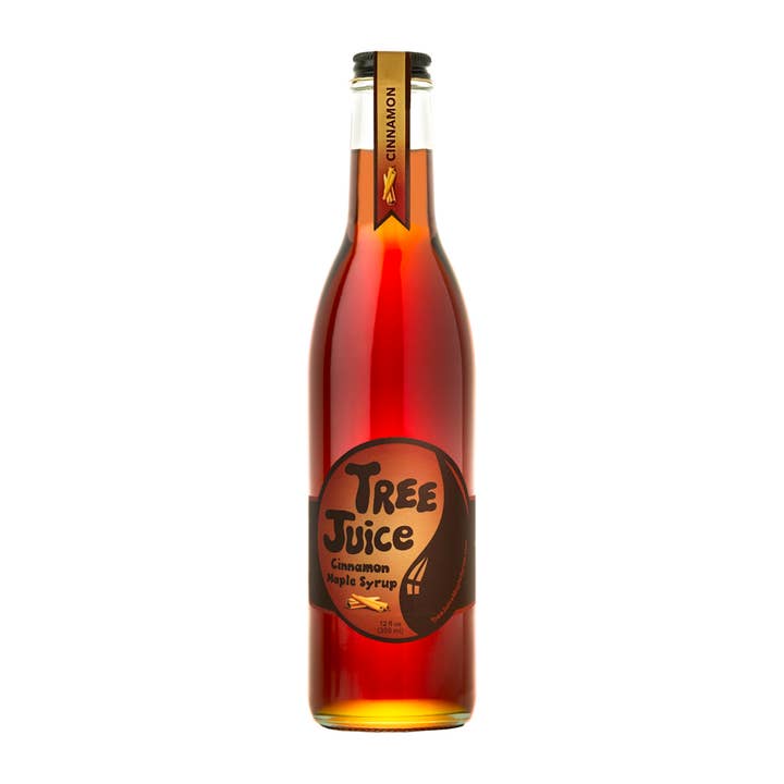 Tree Juice Maple Syrup - Wholesale Maple Syrup - 12oz Cinnamon Maple Syrup