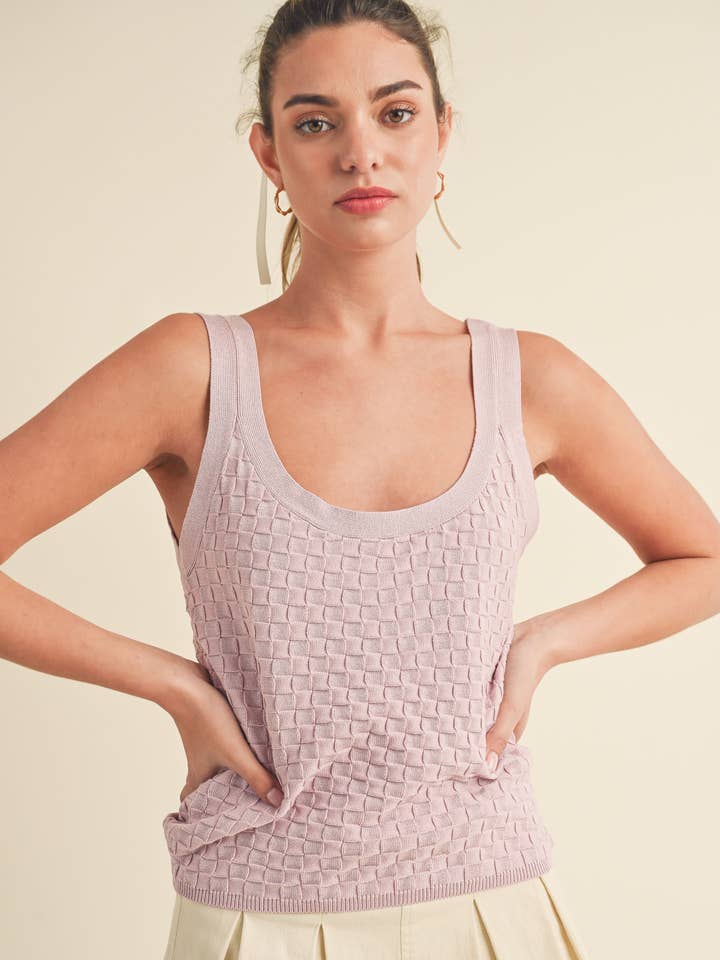 AEMI + CO – Tops – Mulher por atacado – Tanque de malha 360BN Gwenn 10