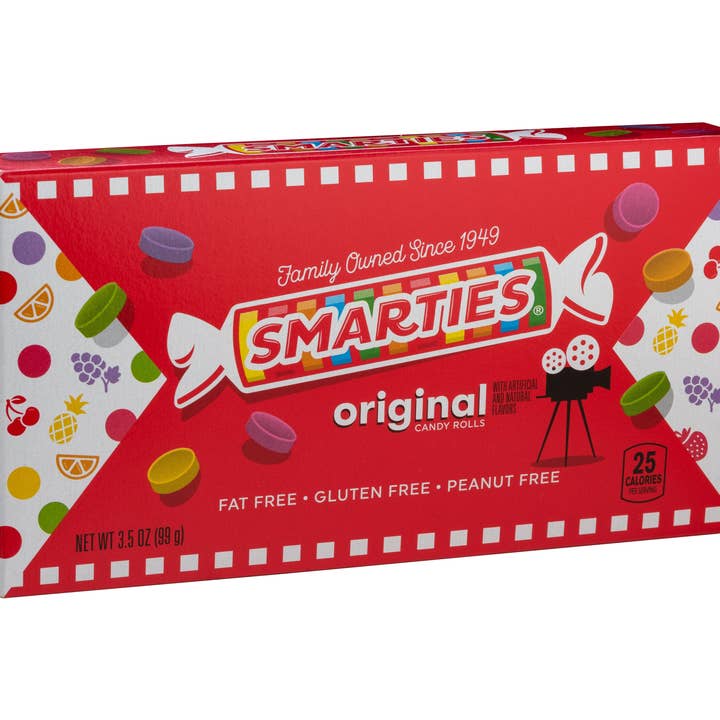 Smarties® Theater Box - 3.5 oz. per box, case of 12 boxes for wholesale by Smarties
