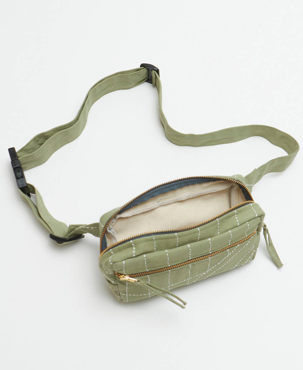 Anchal - Wholesale Belt Bag - Women's - Kantha Crossbody Belt Bag13