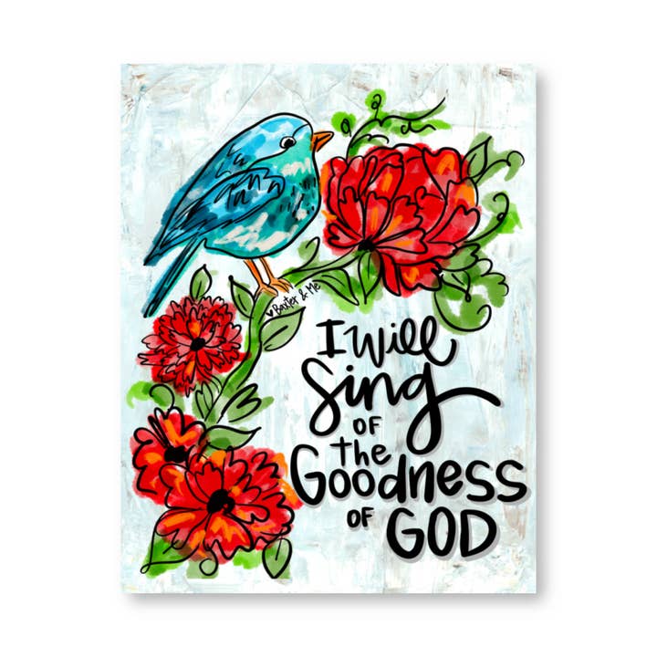 Goodness of God Wrapped Canvas for wholesale by Baxter & Me