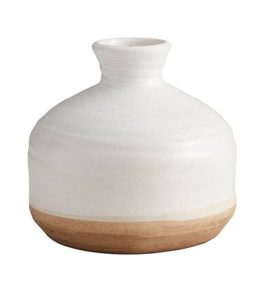 Buckeye Craft Co. - Wholesale Vase - Matte White Clay Vase