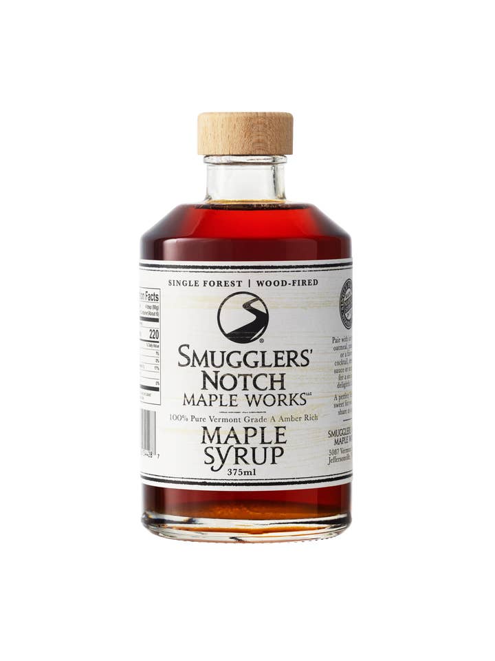 Single Forest Wood-Fired 100% Vermont Maple Syrup - 375 mL for wholesale by Smugglers' Notch Distillery