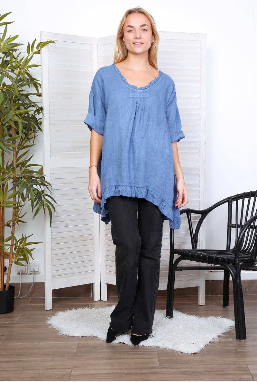 LÉA & LUC - Wholesale Tunic - Women's - 100% Linen Tunic REF.1076869