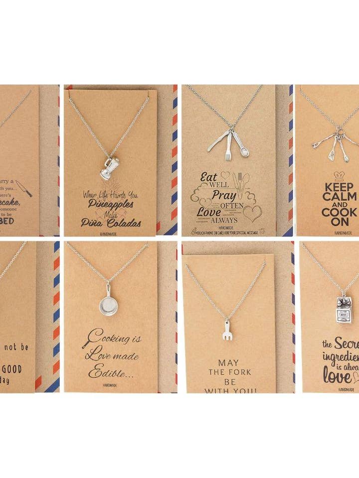 Ensemble Cadeau Collier Chef Taylor, Cadeaux pour Maman, Papa, Ch pour la vente par Quan Jewelry