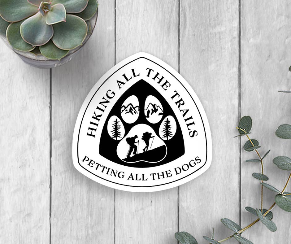 Expression Design Co – Großhandel Aufkleber – Wanderwege Hunde Vinylaufkleber