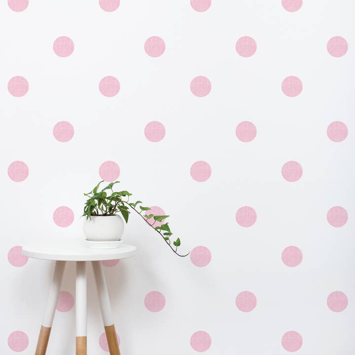 Simple Shapes - Wholesale Wall Decal/Stickers - Textured Dots Wall Sticker, 3 Inch