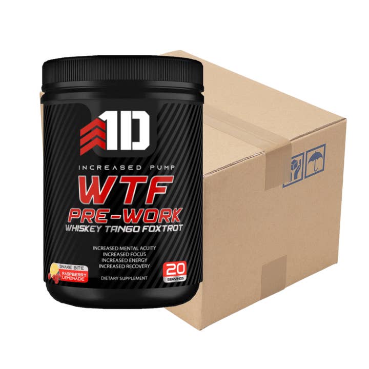 WTF Pre-Workout Wholesale Case (12 Units) for wholesale by 1st Detachment