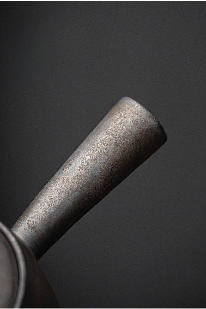 Gohobi （We cover U.S. import duties） - Vente Théière - Théière en céramique à glaçure métallique avec poignée latérale Gohobi9