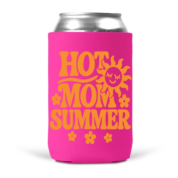 Hot Mom Summer Neoprene Can Cooler Koozie for wholesale by tcbco