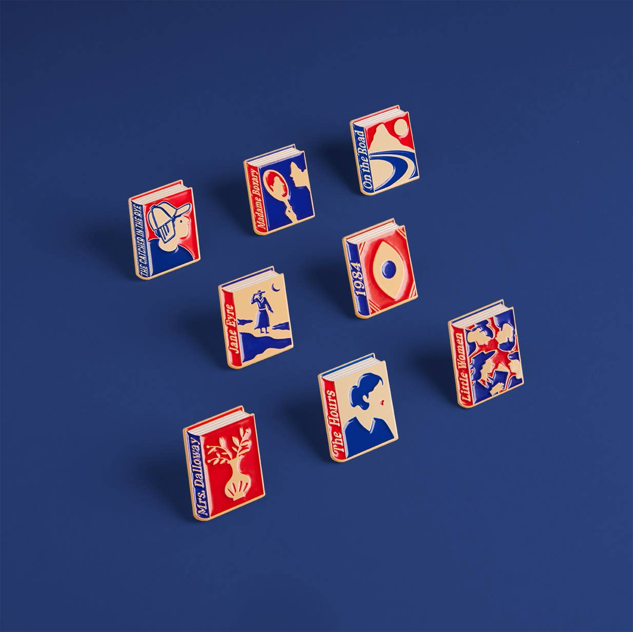 Judy Kaufmann – wholesale Nål och knapp för kavajslag – Mrs. Dalloway emaljstift av Judy Kaufmann – bokmärke i emalj4