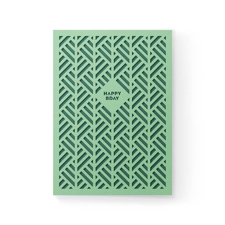 Happy Bday Grove Pocket Card for wholesale by Dear Beni
