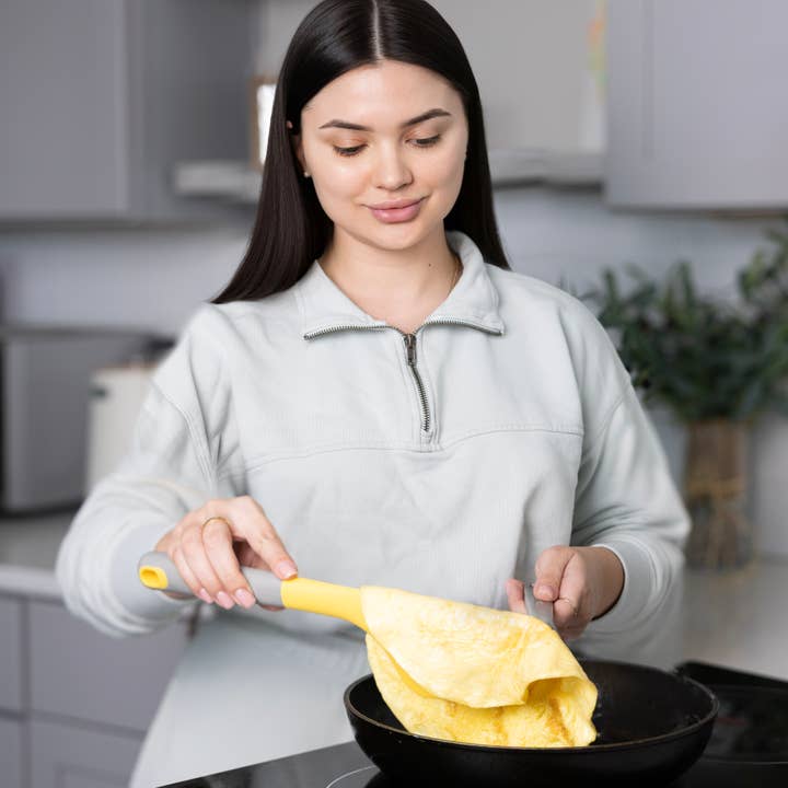 Fox Run Brands - Wholesale Spatula/Turner - Fox Run Flip & Fold Silicone Omelet Spatula, 14" Yellow