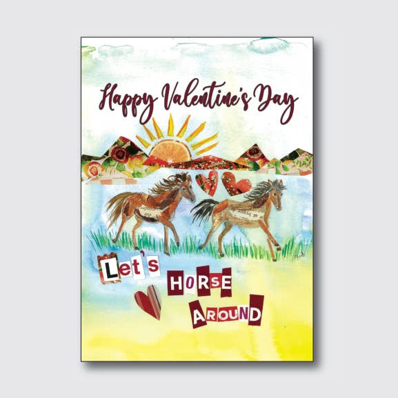 Horse Around for wholesale by Chique Lixo Greeting Cards