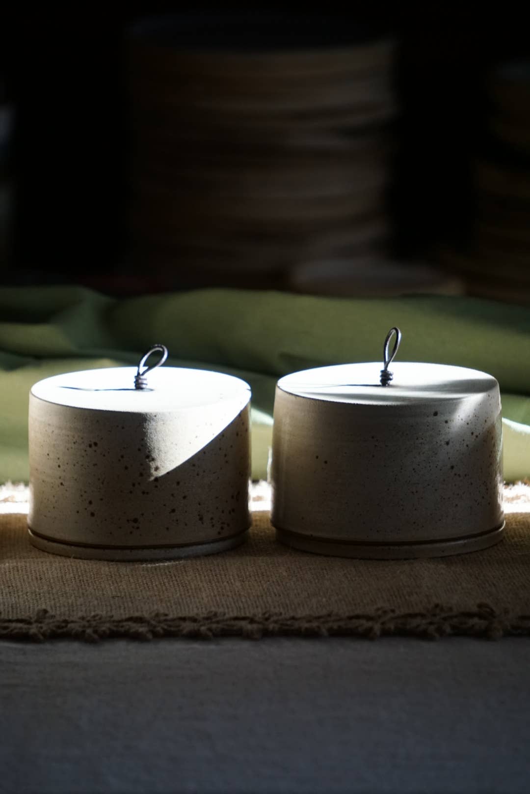 Ana Miranda Ceramics - Wholesale Butter Dish - Sand Butter dish8